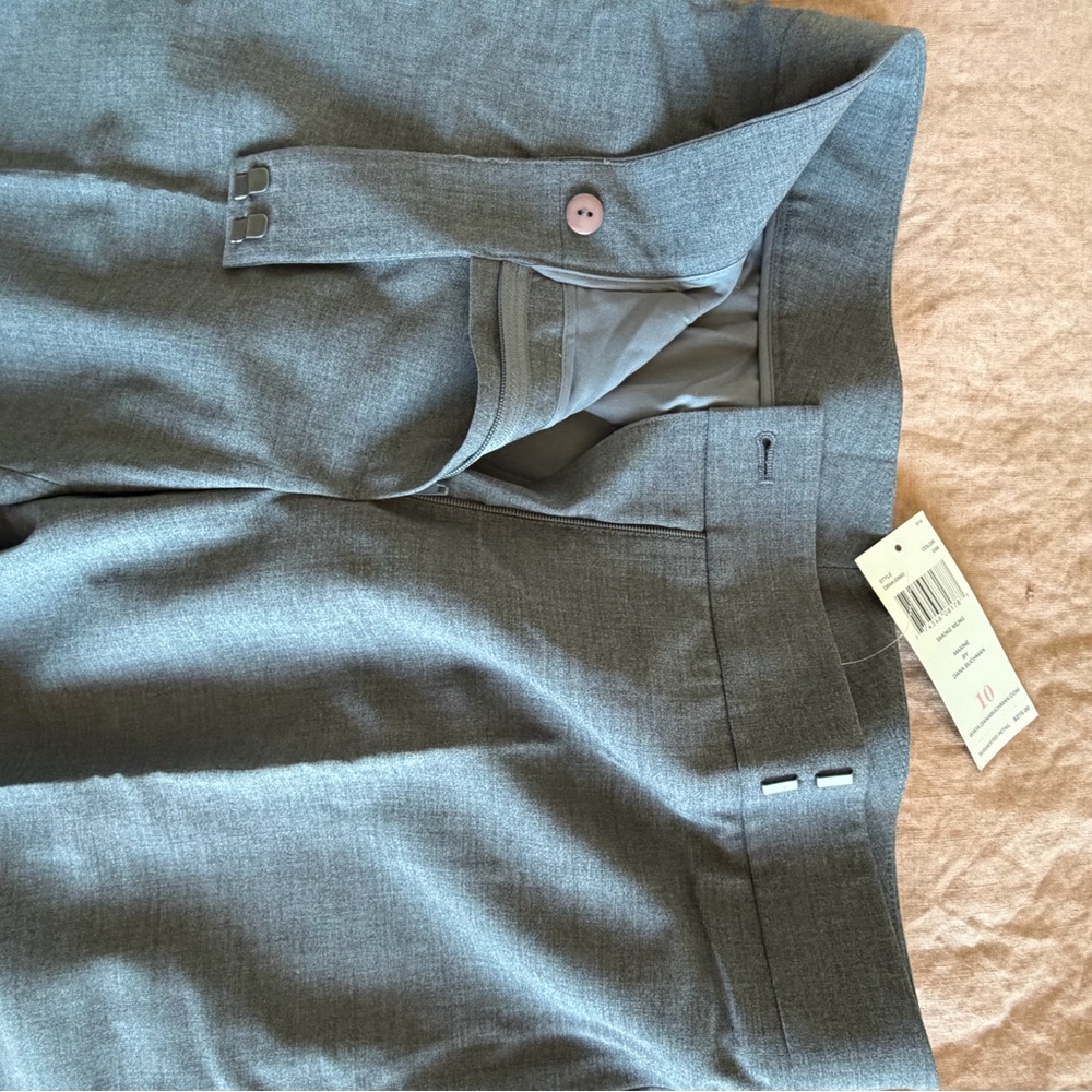 Dana Buchman Smoke Gray Dress Pants